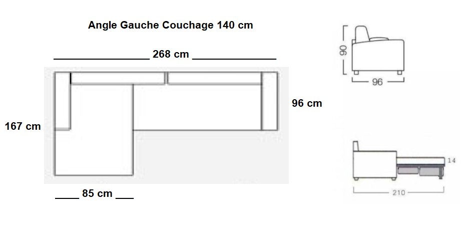 Canape D Angle Express Canape D Angle Convertible Lotto Maxi Meridienne Gauche Ouverture Assistee Couchage 140 200 Cm Inside75