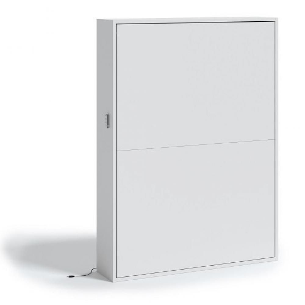 Armoire lit escamotable vertical Malaga ouverture électrique 140*200 cm.