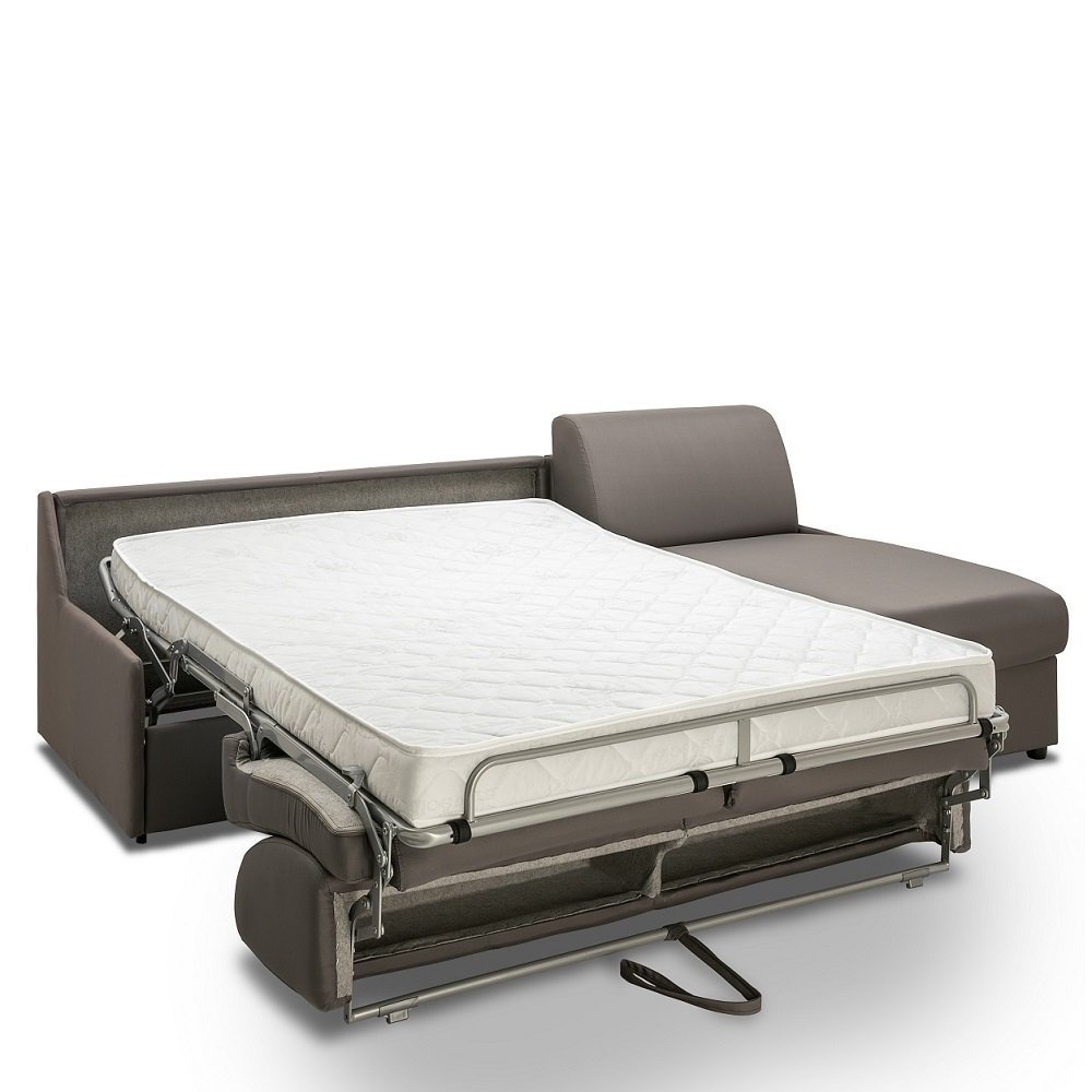 Canapé lit angle méridienne coffre 3 places KLEBER 140 cm matelas 18cm  express