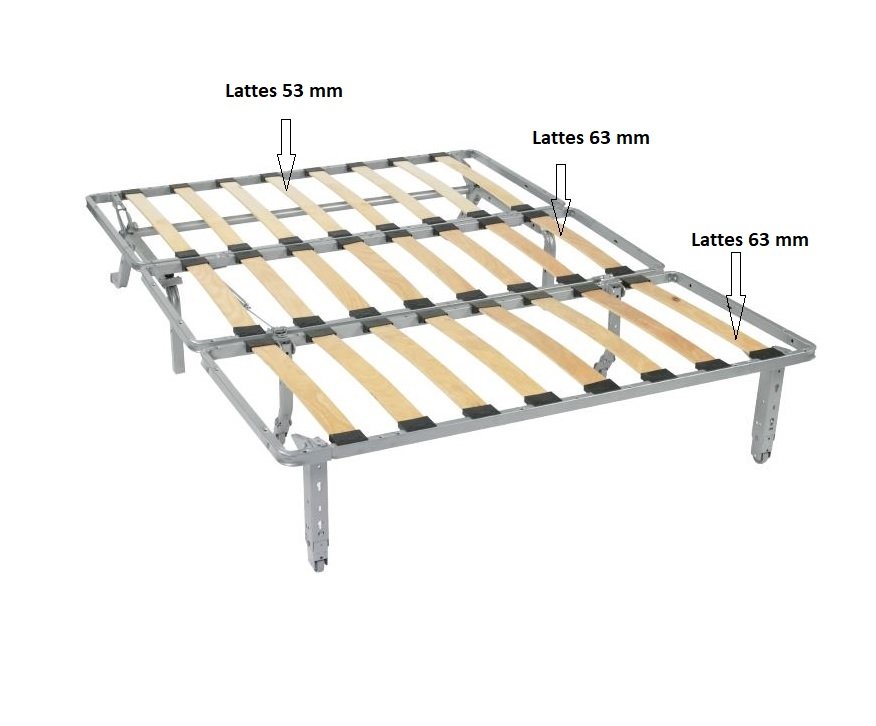 Canapé BZ convertible FLO bleu 160*200cm matelas confort BULTEX inclus