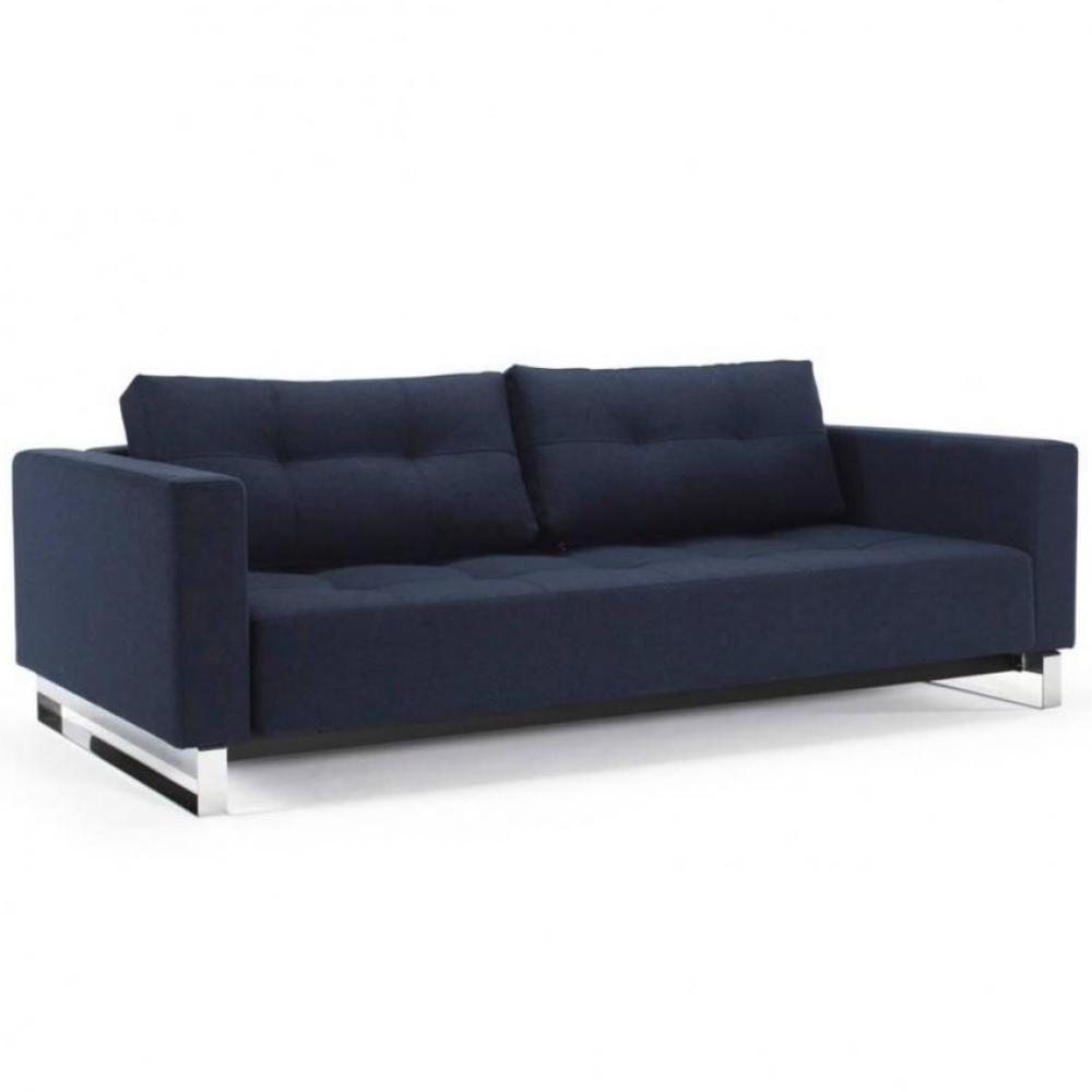 INNOVATION LIVING  Canapé design CASSIUS DELUXE EXCESS Mixed Dance Blue convertible lit 155*200 cm