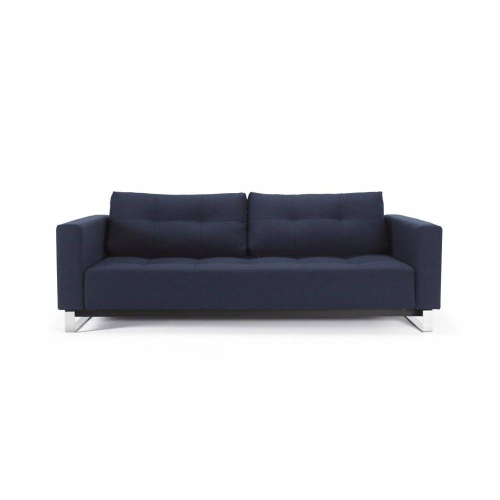 INNOVATION LIVING  Canapé design CASSIUS DELUXE EXCESS Mixed Dance Blue convertible lit 155*200 cm