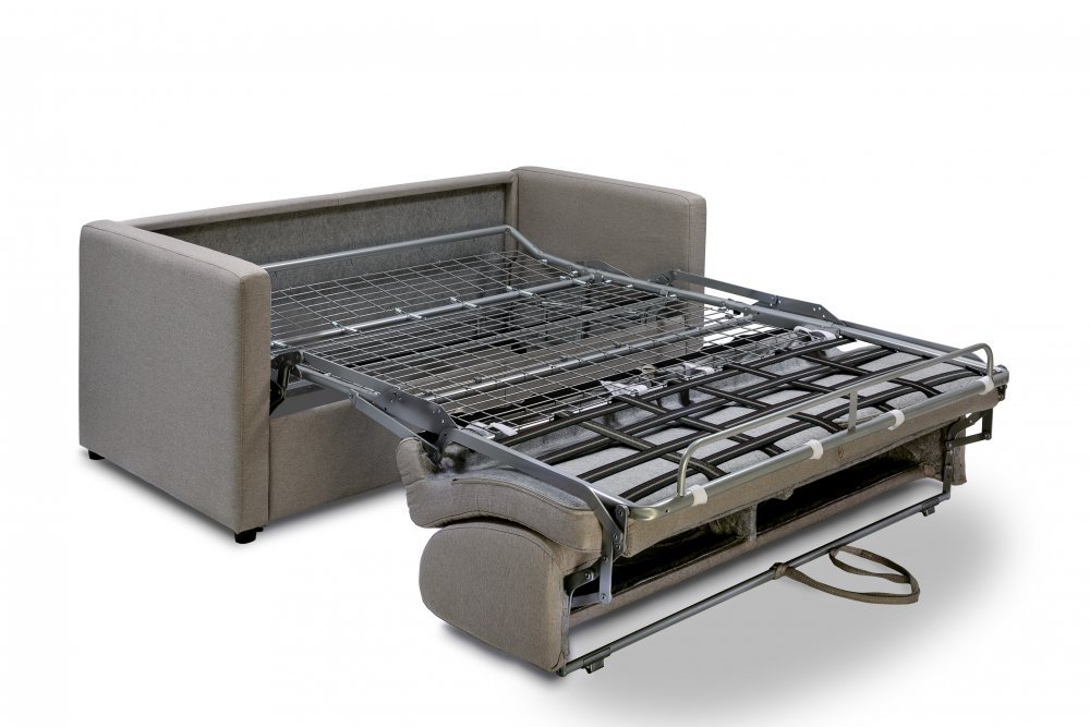 Canapé convertible express 140 MANDELIEU matelas 18 cm sommier METAL