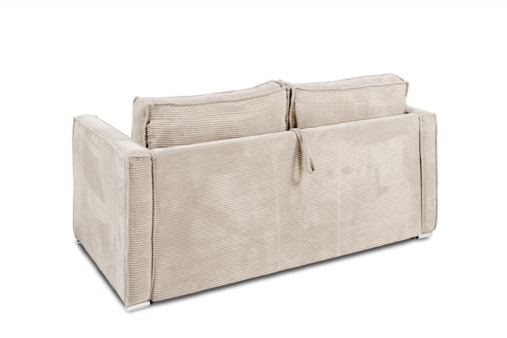 Canapé convertible express PROVENCE couchage 120 cm matelas 18 cm sommier LATTES