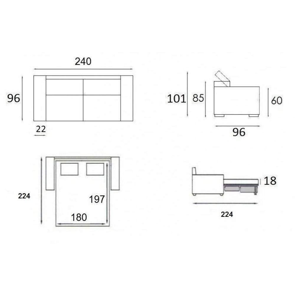 Étagère murale largeur 120 cm IMOLA