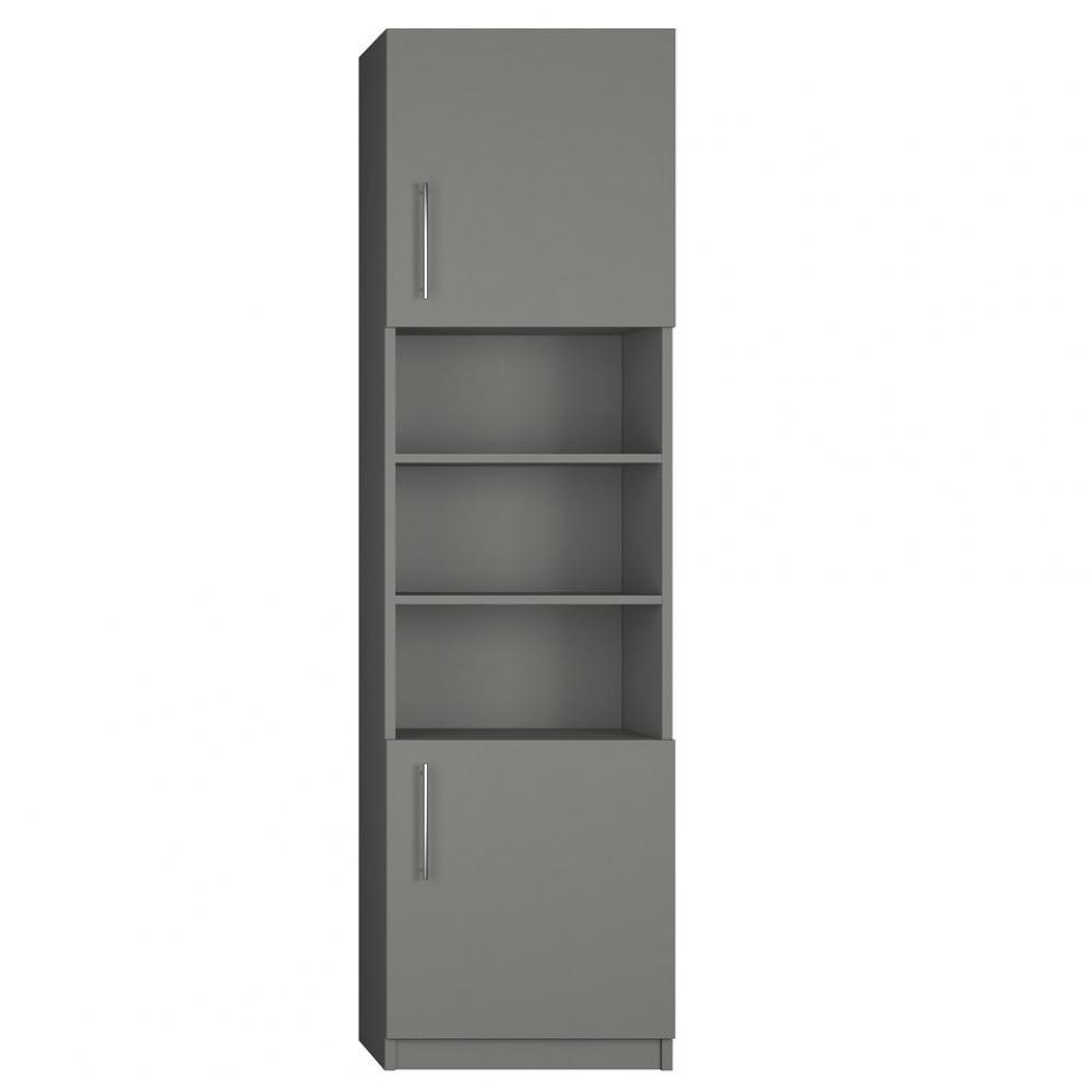 Armoire de rangement 2 portes 1 niche 50*50 cm hauteur 219 cm personnalisable