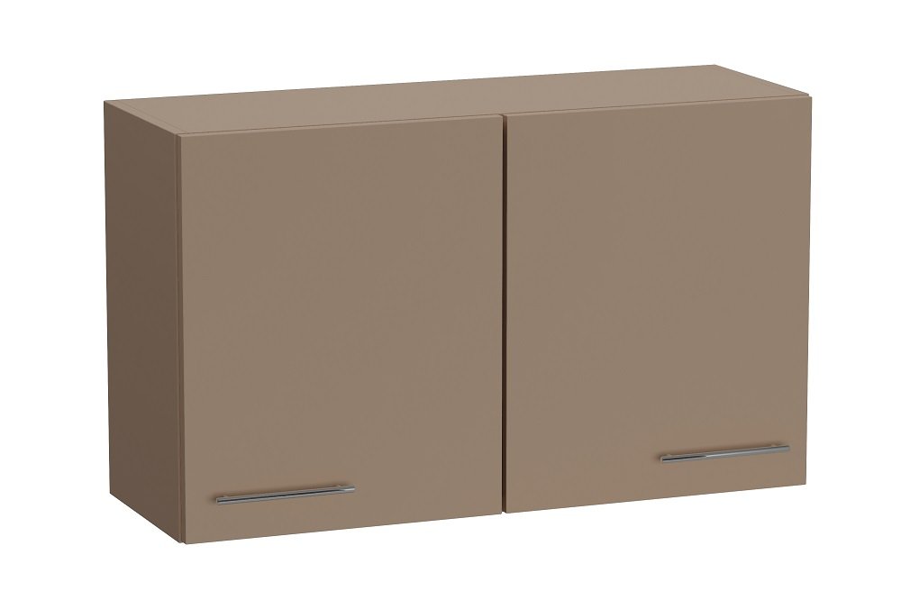 Ensemble de rangement pont 2 portes taupe mat largeur 200 cm