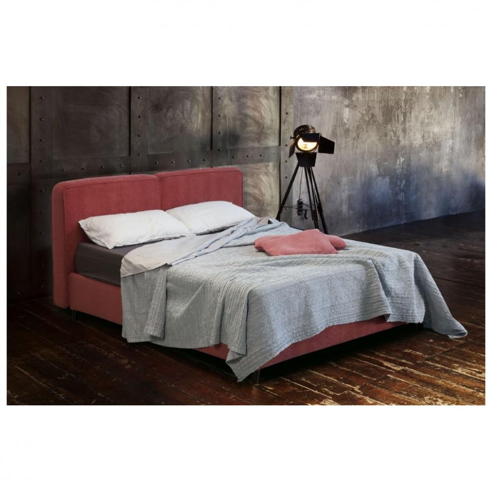 Lit coffre FELICE couchage 140x190 cm  Maracaibo rouge