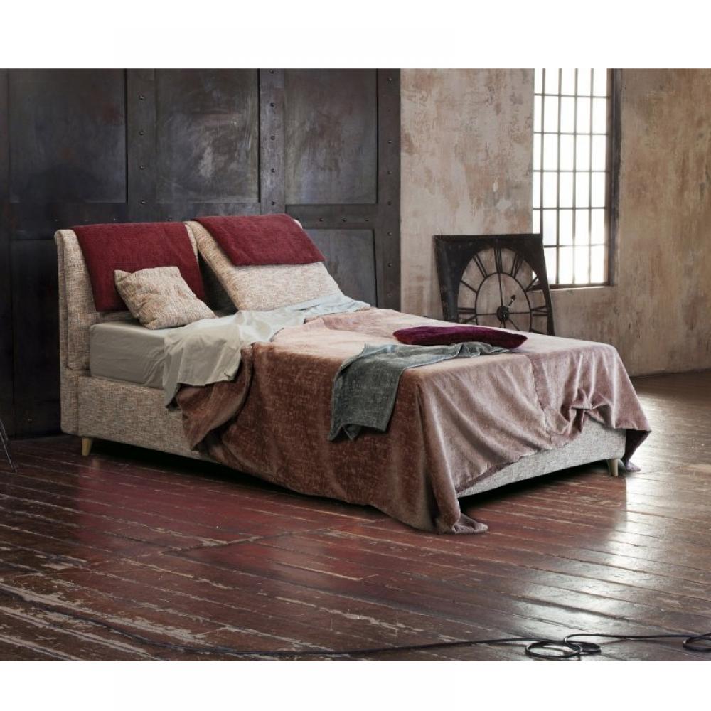 Lit coffre KINTANA couchage 140x190 cm  Cachemire rose