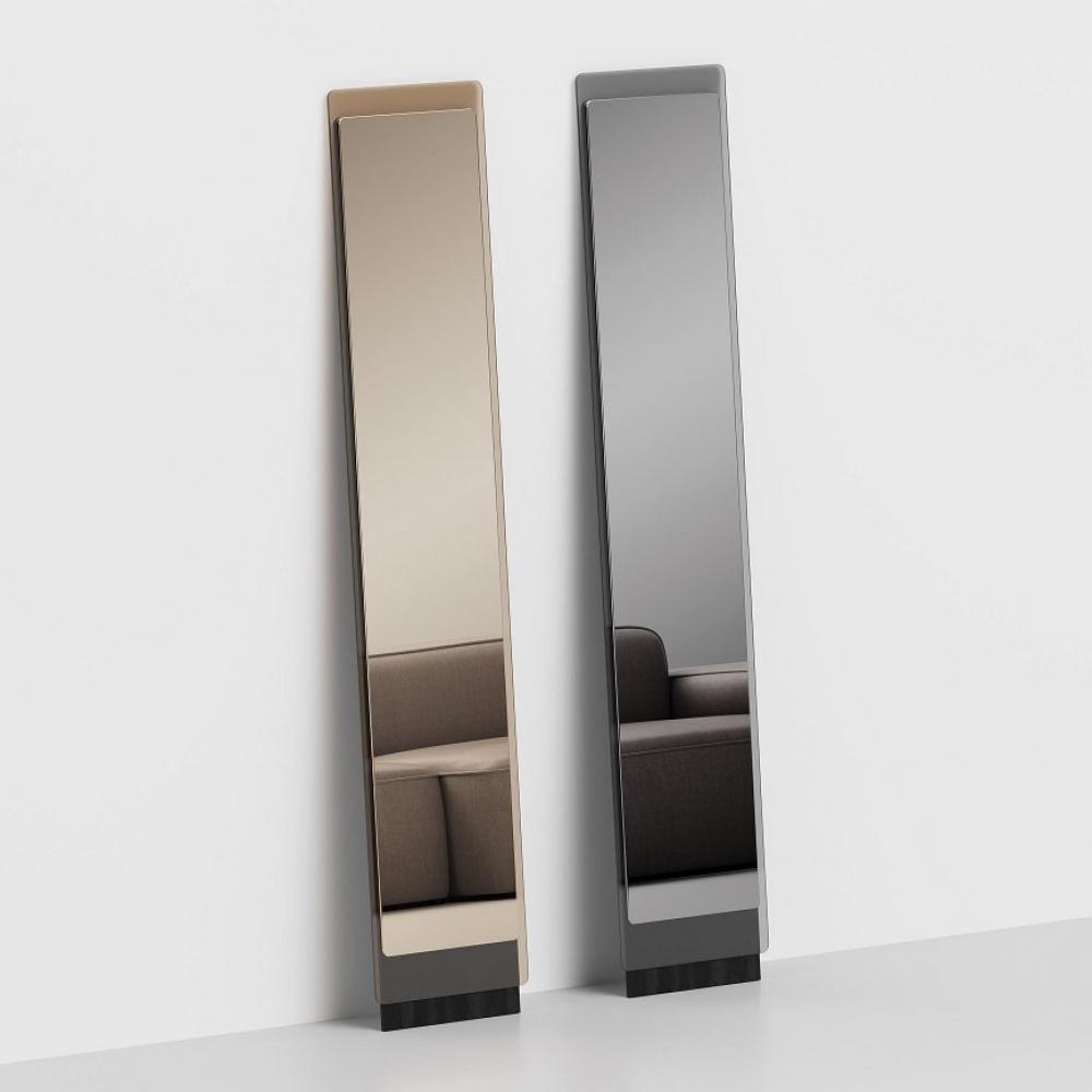 2 miroir au sol HIDE couleur Bronze / Fumé carbone