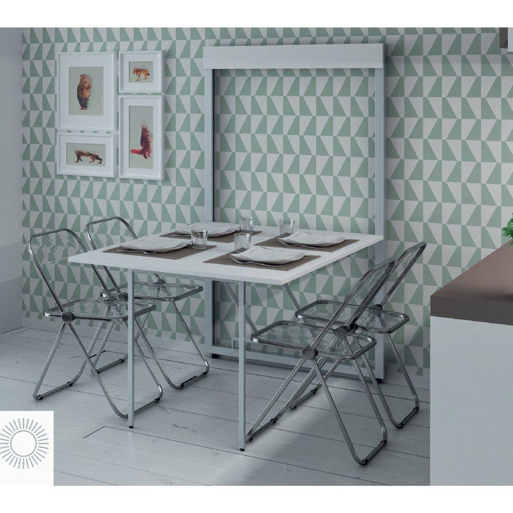 Tables design au meilleur prix, Table rabattable gain de place BATA largeur  70 cm