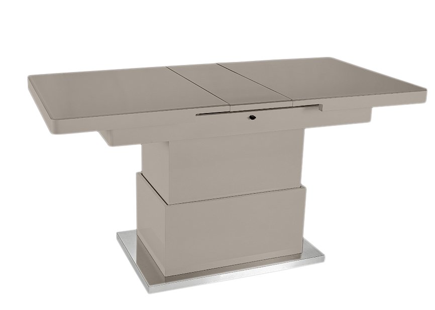 Table basse relevable extensible JET SET taupe