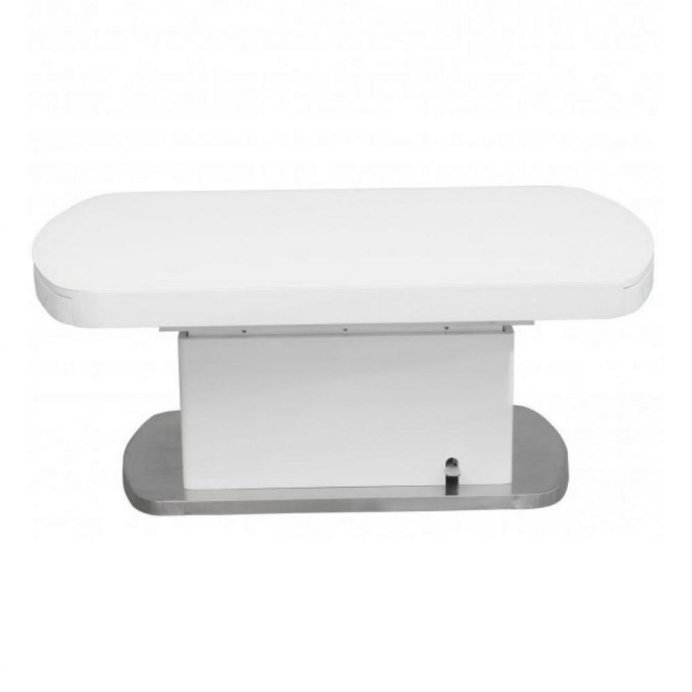 Table basse relevable DOUBLE SET  blanc