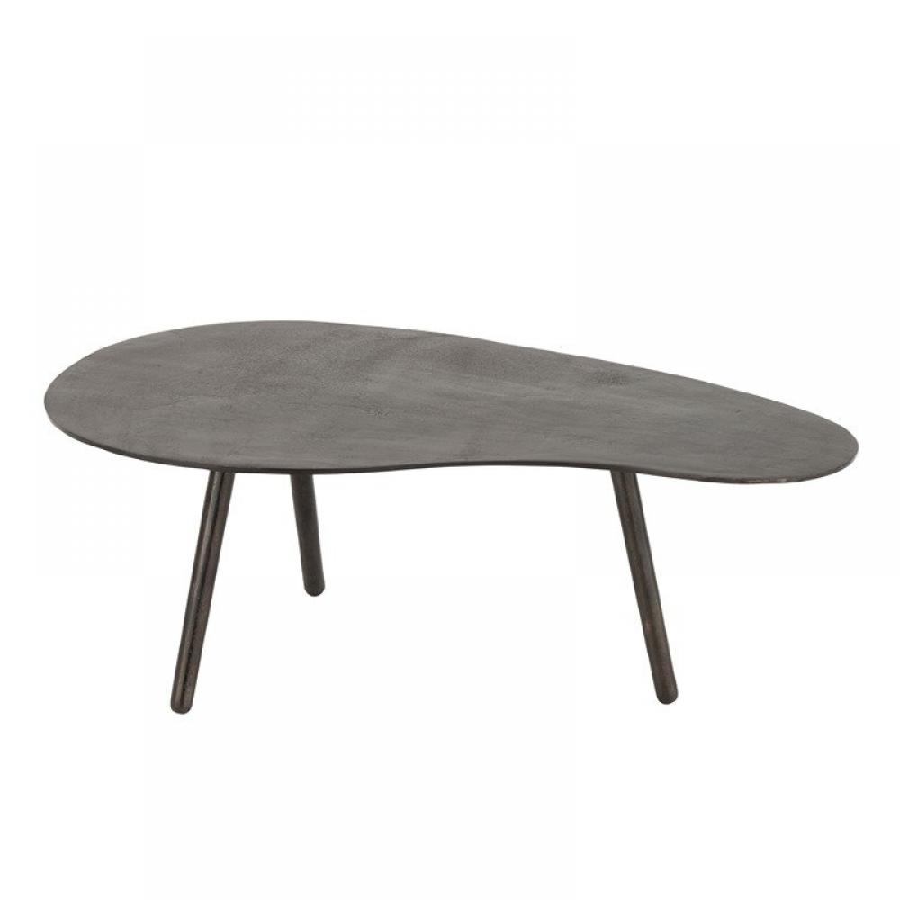 Table de salon MISTE en Aluminium Noir / Small