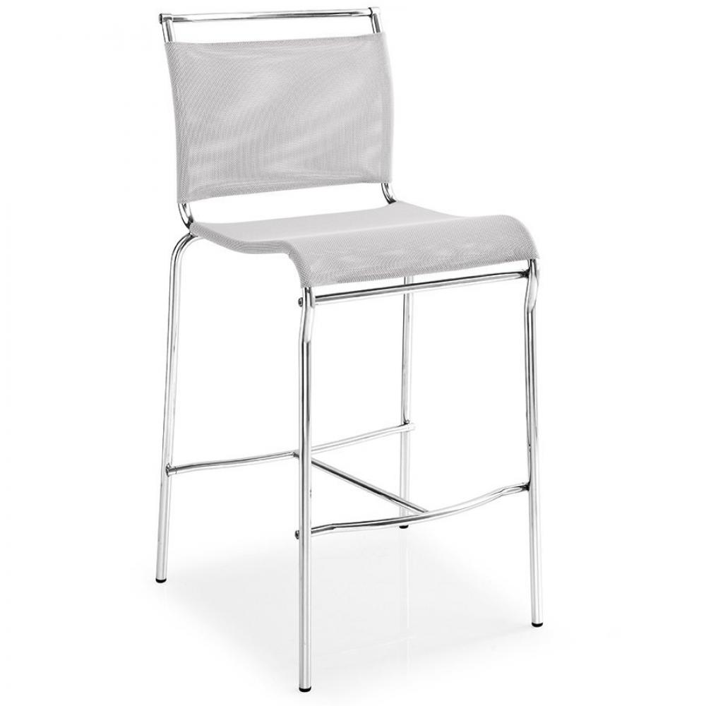 Tabouret AIR structure métal assise tissu 