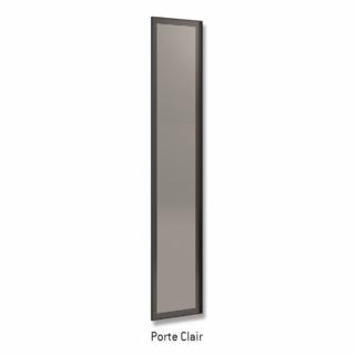 Armoire 268,4 x 220 cm couleur Legend Pizzara 4 portes lisses 2 portes claires poignée barra 