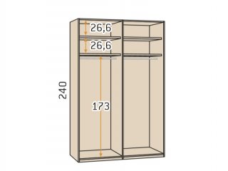 Armoire d'angle bibliothèque couleur Habana Gris Laquée hauteur 240 cm