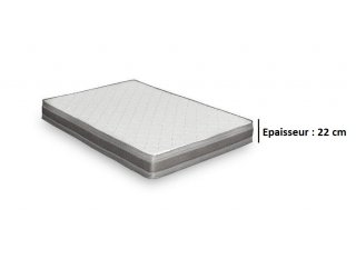 Canapé lit angle méridienne coffre 2 places SUFFREN 120 cm matelas 22 cm  express