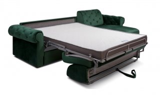 Canapé d'angle réversible CHESTERFIELD convertible EXPRESS 160 cm matelas 16 cm