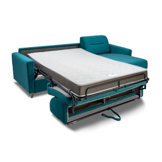 Canapé d'angle HAUSSMAN convertible EXPRESS 140 cm sommier lattes matelas 16 cm