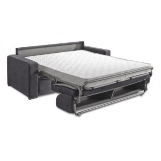 Canapé convertible express SAPHIR couchage 140 cm matelas 18 cm