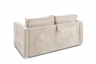 Canapé convertible express 140 ARLES matelas mémory 22 cm sommier METAL