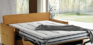 Canapé convertible 2/3 places DELICE ouverture EXPRESS 120*195 cm matelas 17cm