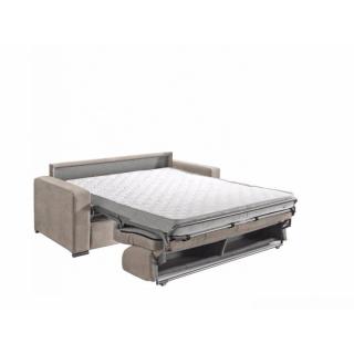 Canapé convertible express  MOJITO sommier lattes 140cm matelas 16cm  mono assise