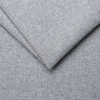 Canapé MEZZANO convertible EXPRESS matelas 16 cm sommier métal 140 cm tissu tweed gris clair