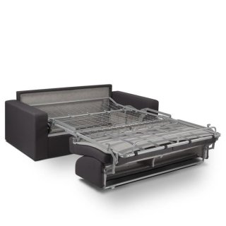 Canapé VERSAILLES convertible express têtières réglables sommier métal 140 cm