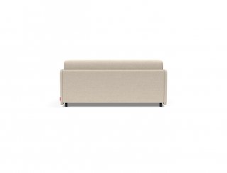 INNOVATION LIVING  Canape design EIVOR Dual convertible lit 195*140cm tissu Phobos Latte