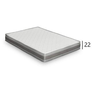 Canapé convertible CanapExpress EXTRÊME matelas mémory  22 cm métal 120 cm  mono assise