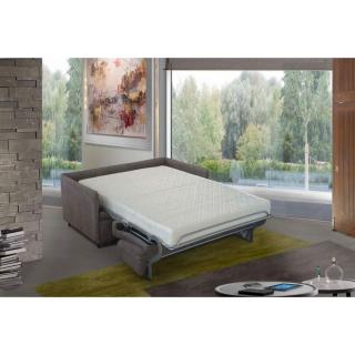 Canapé convertible EXPRESS 120cm JUMBO matelas mémory  20cm mémoire de forme lattes bois XL