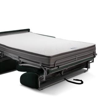 Canapé compact CanapExpress L'UNIQUE matelas mémory 22cm lattes 160cm