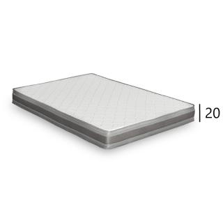 Canapé convertible express STYLE matelas mémory  20 cm métal 120 cm  mono assise