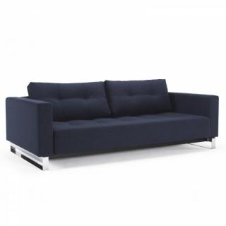 INNOVATION LIVING  Canapé gigogne design CASSIUS DELUXE EXCESS LOUNGER blue Mixed Dance convertible lit 155*200 cm