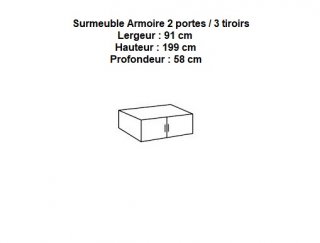 Dressings et armoires, meubles et rangements, Composition d'angle rangement  dressing DORVAL chêne 216 x 260 cm