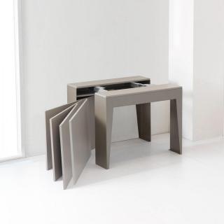 Table console extensible COSMIC taupe