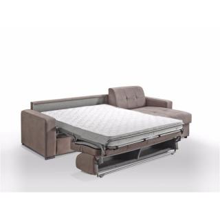 Canapé d'angle EXPRESS DIAMANT couchage 160 cm matelas 16 cm