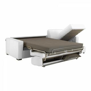 Canapé d'angle EXPRESS DREAMER sommier lattes 120cm matelas 16 cm