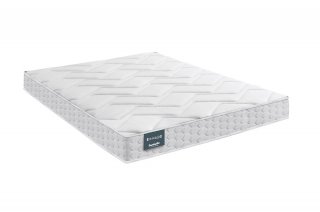 Ensemble Dunlopillo 140*190 cm EUGEN 2 20 cm matelas sommier déco jeu de 4 pieds gris