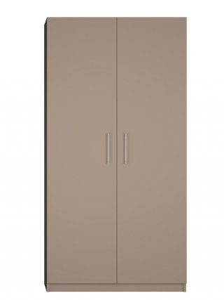 Ensemble de rangement pont 2 portes taupe mat largeur 300 cm