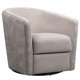 Fauteuil cabriolet tournant TIMBER micro peau mastic