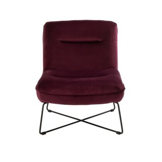 Fauteuils Design Tables Et Chaises Chaise Lounge Sedia Textile Bordeaux Inside