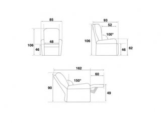 Fauteuil relax électrique GELLIN microfibre gris perle / plomb têtière électrique