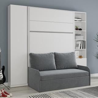 Armoire lit escamotable verticale 2 places Confort – GAINPLACE