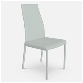 OZZIO BLITZ Chaise en Eco-cuir blanc