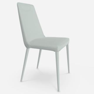 Chaise SOFIA en Eco-cuir blanc