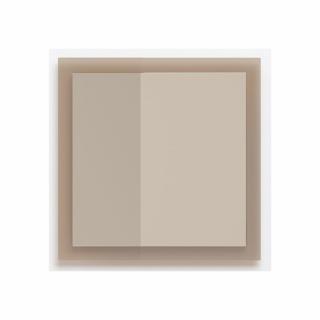 Miroir mural ELODIE en verre transparent couleur bronze