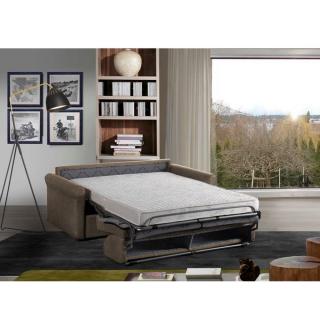 Canapé lit 2-3 places ROMANTICO convertible EXPRESS sommier lattes 120 cm matelas 16 cm